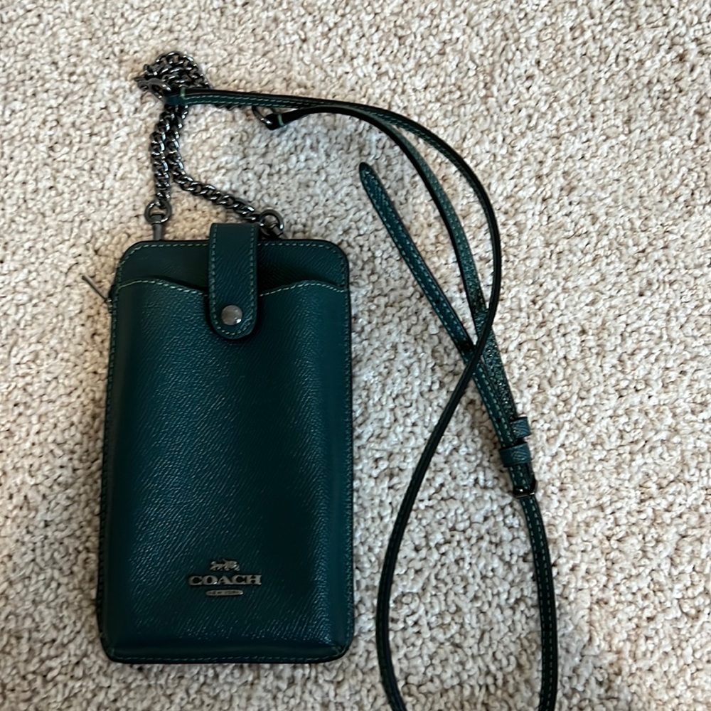 Coach phone size, cross body
